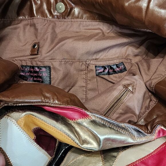 Vintage multicolor patchwork Hobo bag - Picture 6 of 6